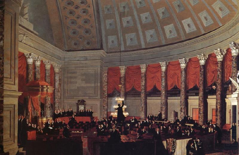 The old House of Representatives, Samuel Finley Breese Morse